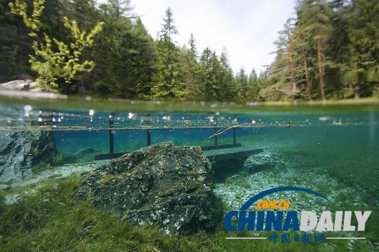 奧地利“水珍珠”：綠湖水下公園